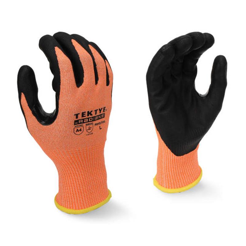 RADIANS RWG705 TEKTYE A4 NITRILE GLOVE - Tagged Gloves